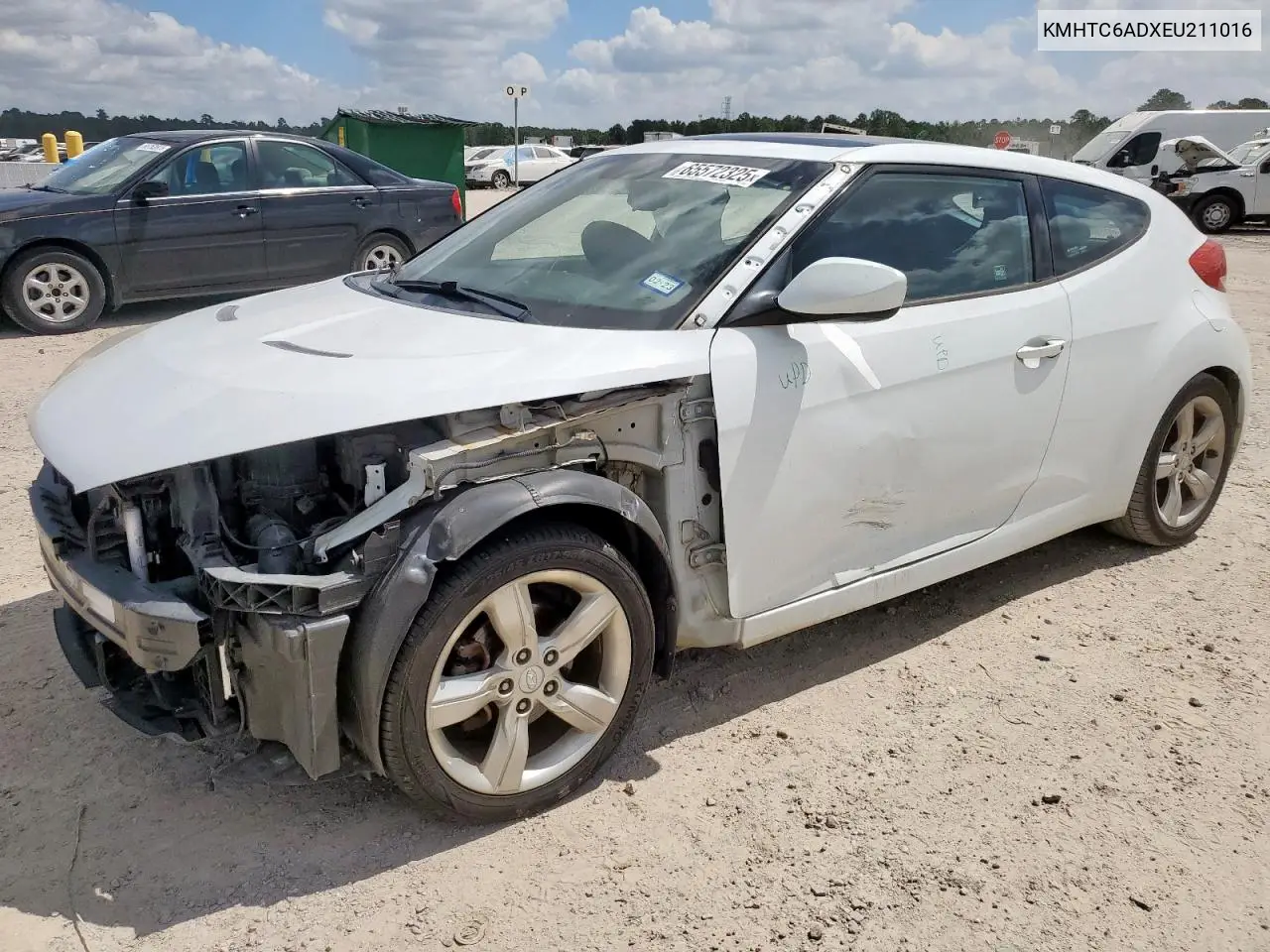2014 Hyundai Veloster VIN: KMHTC6ADXEU211016 Lot: 65572325