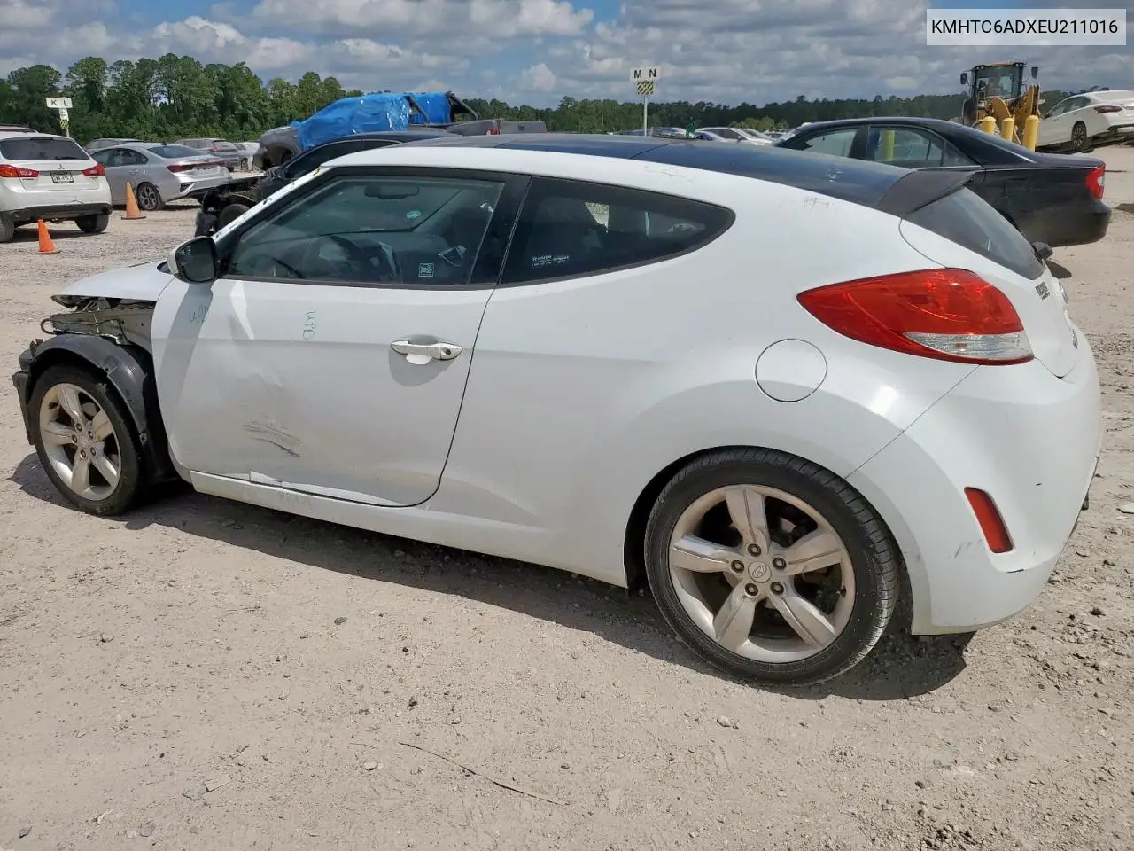 2014 Hyundai Veloster VIN: KMHTC6ADXEU211016 Lot: 65572325