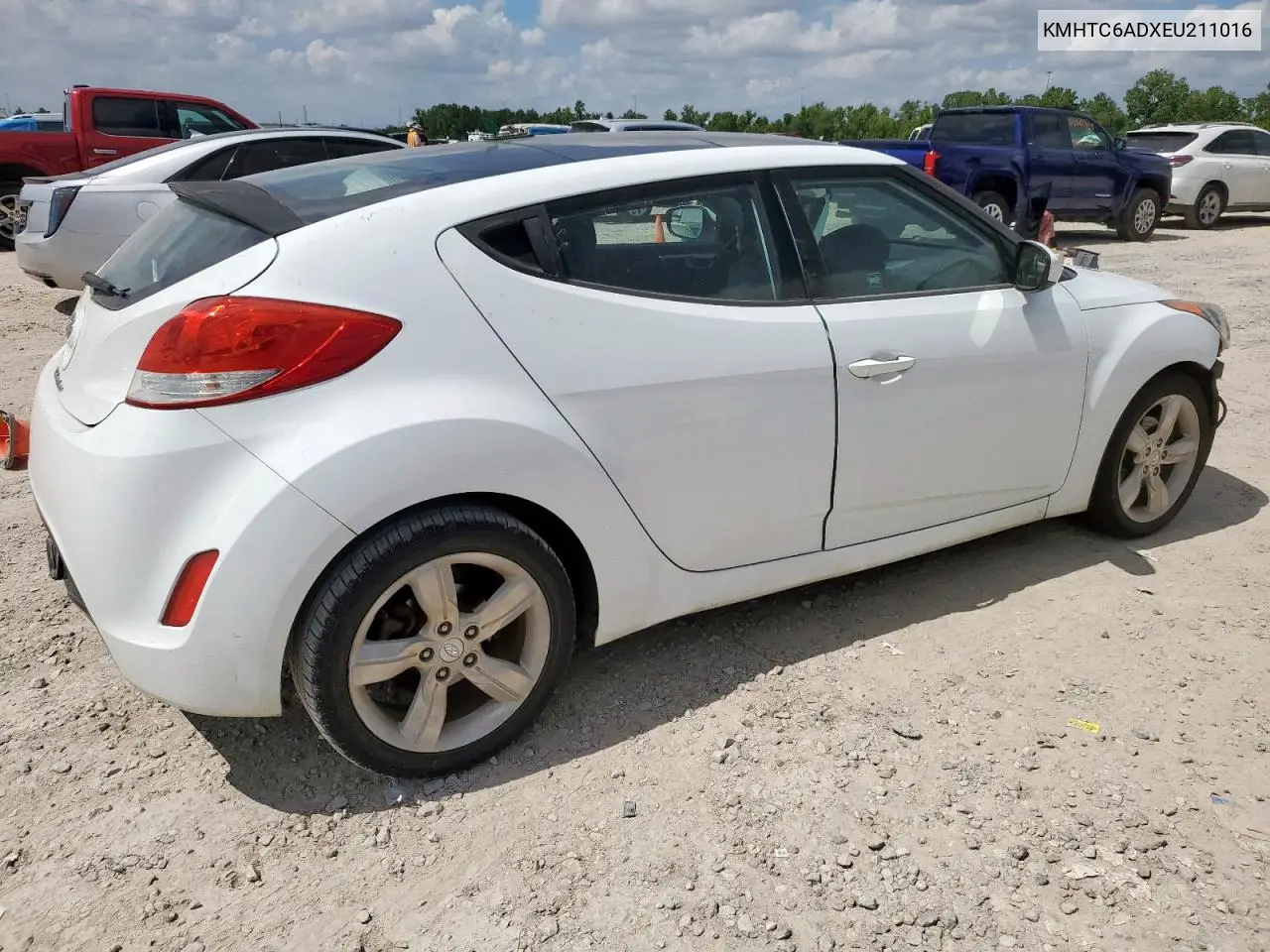 2014 Hyundai Veloster VIN: KMHTC6ADXEU211016 Lot: 65572325