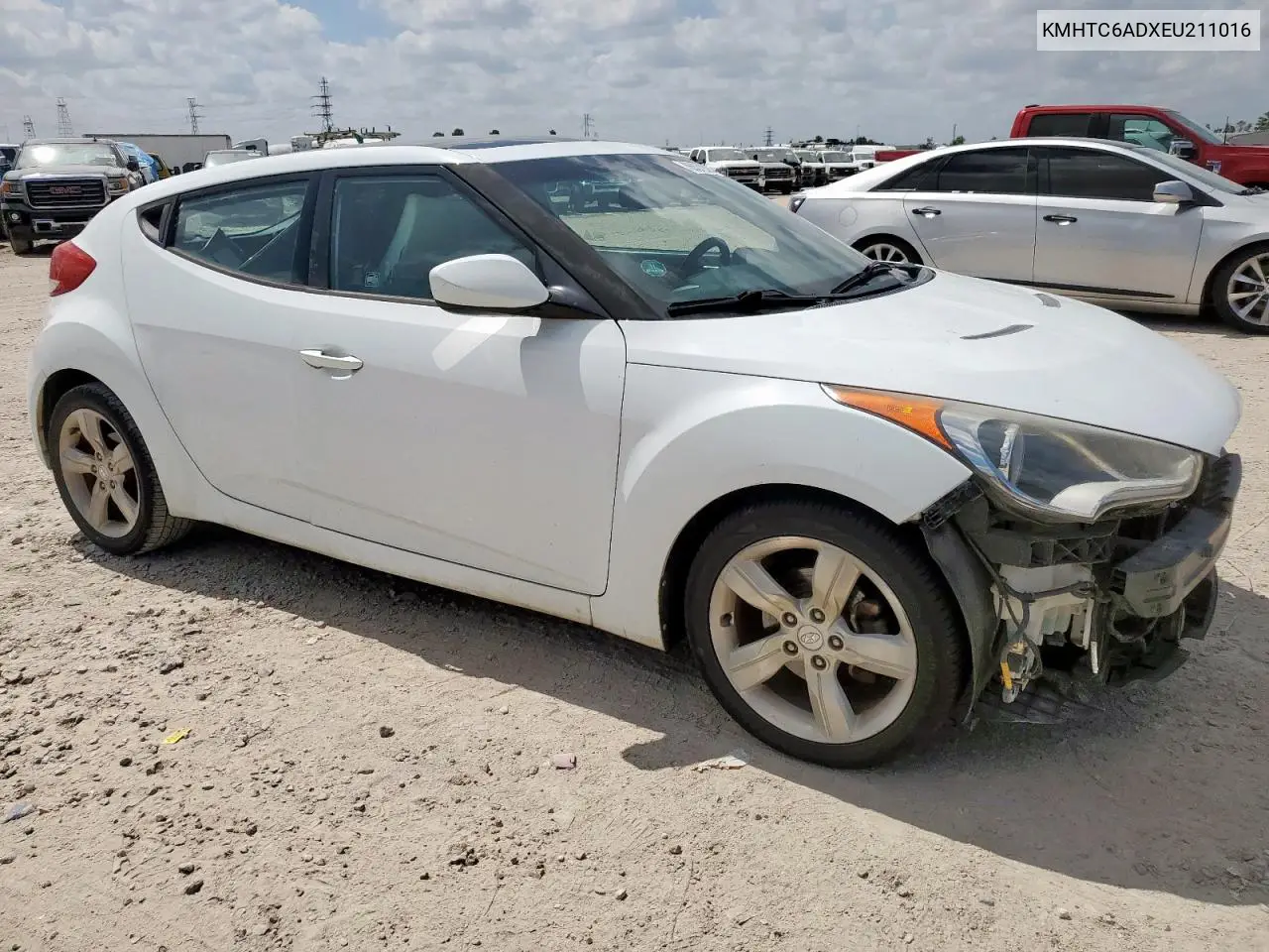 2014 Hyundai Veloster VIN: KMHTC6ADXEU211016 Lot: 65572325