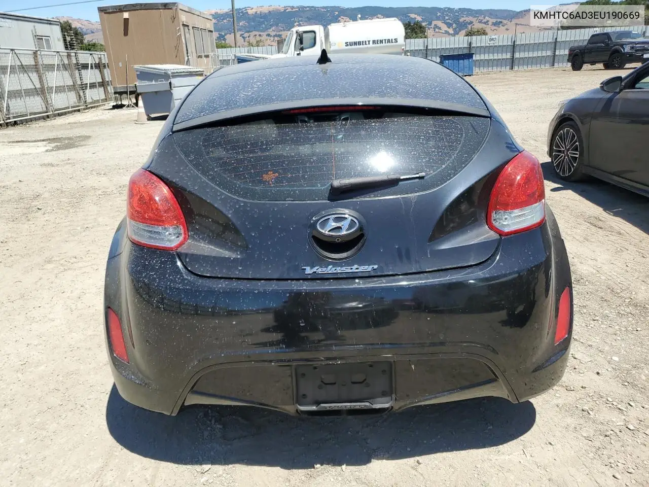 2014 Hyundai Veloster VIN: KMHTC6AD3EU190669 Lot: 65572535