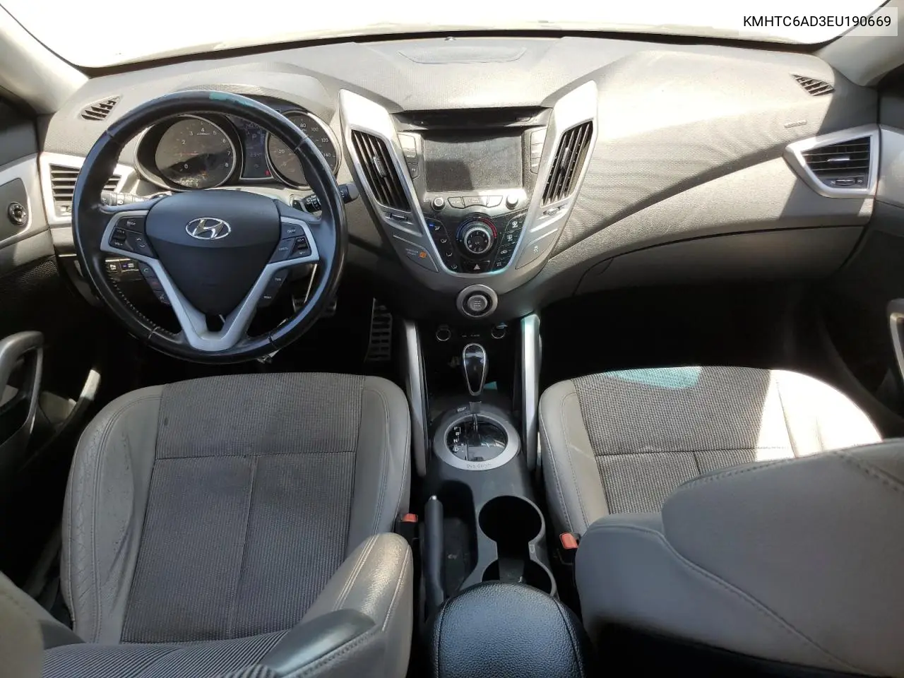 2014 Hyundai Veloster VIN: KMHTC6AD3EU190669 Lot: 65572535