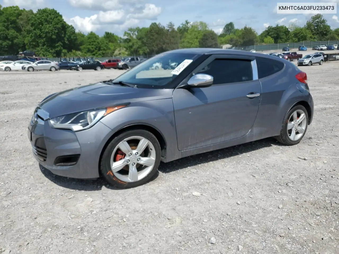 2015 Hyundai Veloster VIN: KMHTC6AD3FU233473 Lot: 56463415