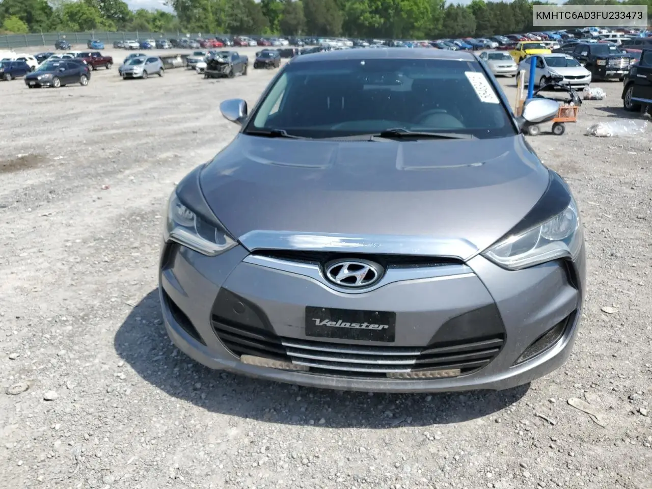 2015 Hyundai Veloster VIN: KMHTC6AD3FU233473 Lot: 56463415