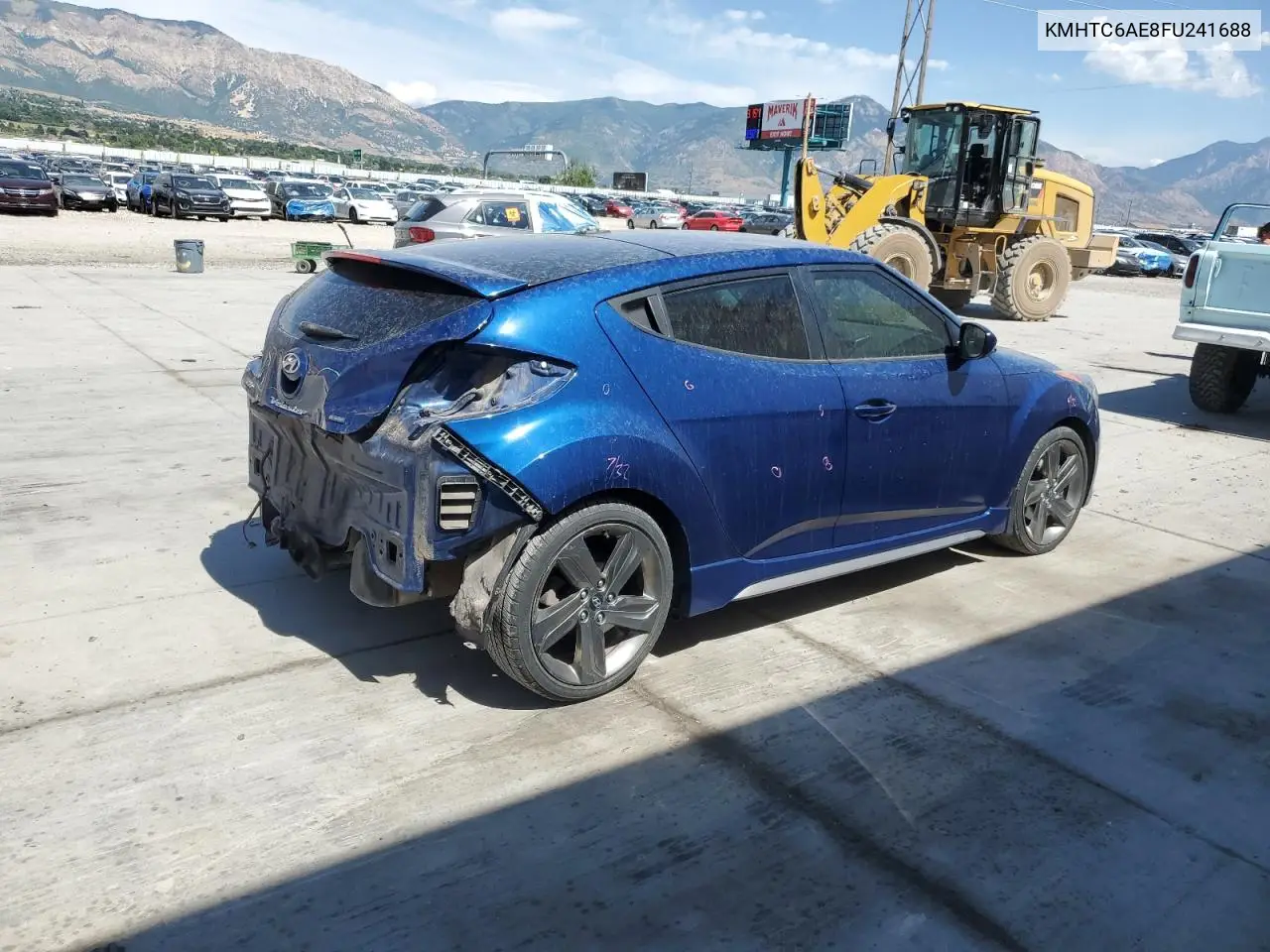 2015 Hyundai Veloster Turbo VIN: KMHTC6AE8FU241688 Lot: 63326995