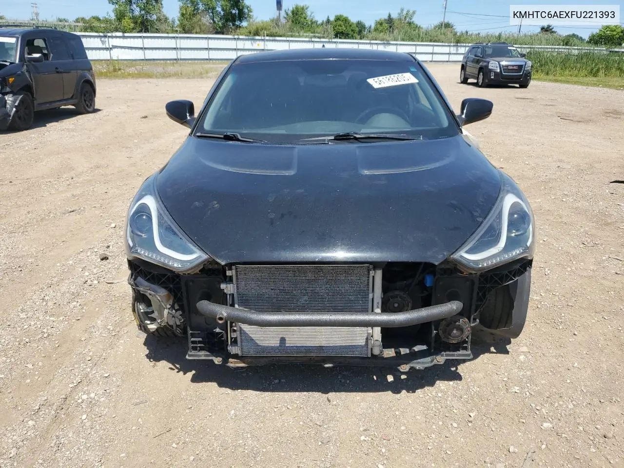 2015 Hyundai Veloster Turbo VIN: KMHTC6AEXFU221393 Lot: 66186205