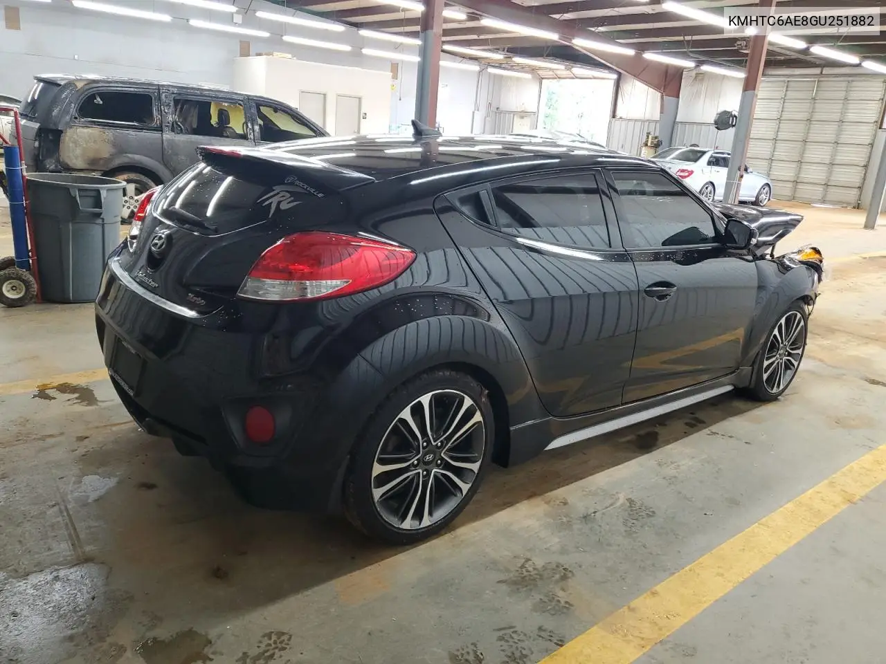2016 Hyundai Veloster Turbo VIN: KMHTC6AE8GU251882 Lot: 56721465