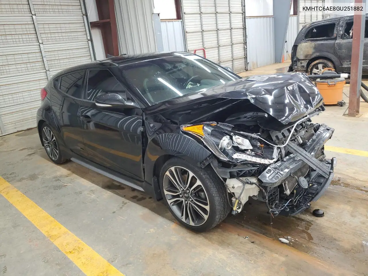 2016 Hyundai Veloster Turbo VIN: KMHTC6AE8GU251882 Lot: 56721465