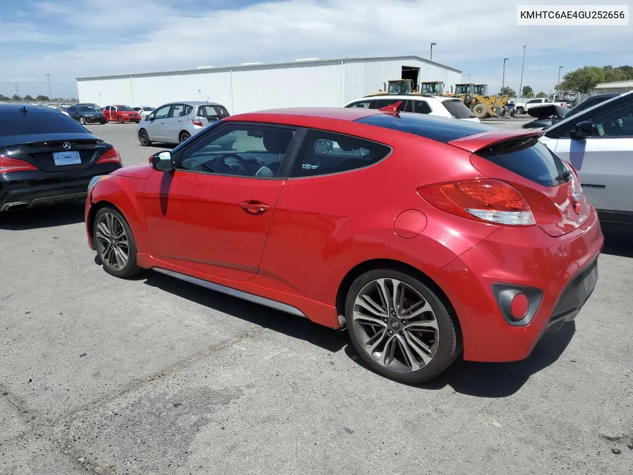 2016 Hyundai Veloster Turbo VIN: KMHTC6AE4GU252656 Lot: 63636825