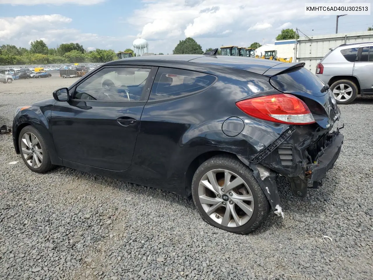 2016 Hyundai Veloster VIN: KMHTC6AD4GU302513 Lot: 64736395