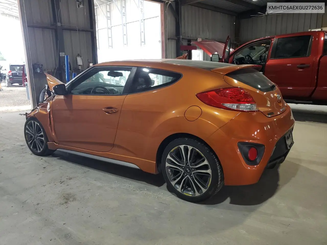2016 Hyundai Veloster Turbo VIN: KMHTC6AEXGU272636 Lot: 64836195