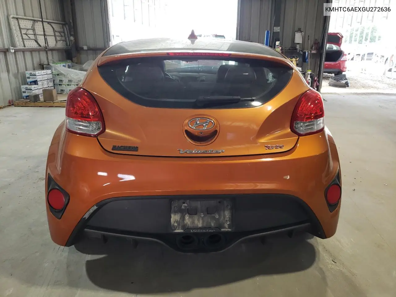 2016 Hyundai Veloster Turbo VIN: KMHTC6AEXGU272636 Lot: 64836195