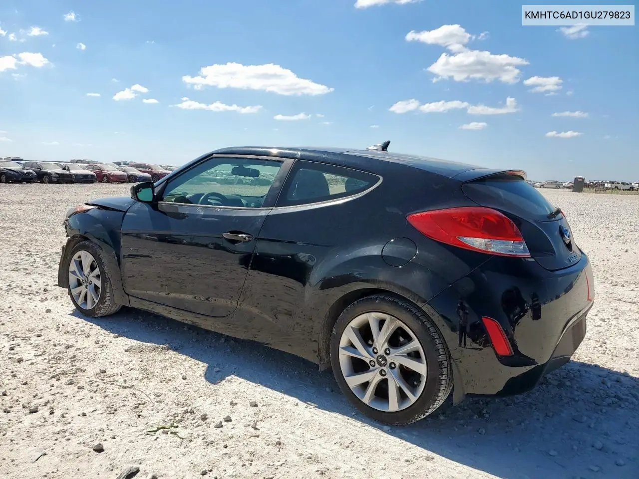 2016 Hyundai Veloster VIN: KMHTC6AD1GU279823 Lot: 65603565