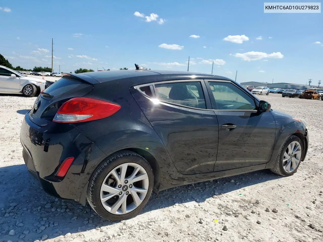2016 Hyundai Veloster VIN: KMHTC6AD1GU279823 Lot: 65603565
