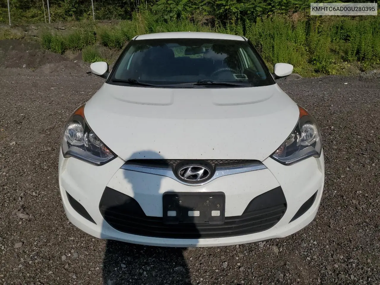 2016 Hyundai Veloster VIN: KMHTC6AD0GU280395 Lot: 65856755