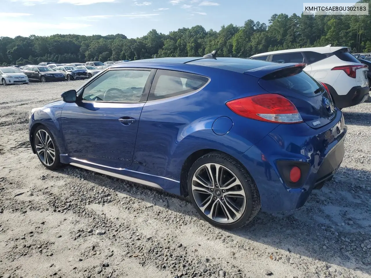 2016 Hyundai Veloster Turbo VIN: KMHTC6AE8GU302183 Lot: 65916285