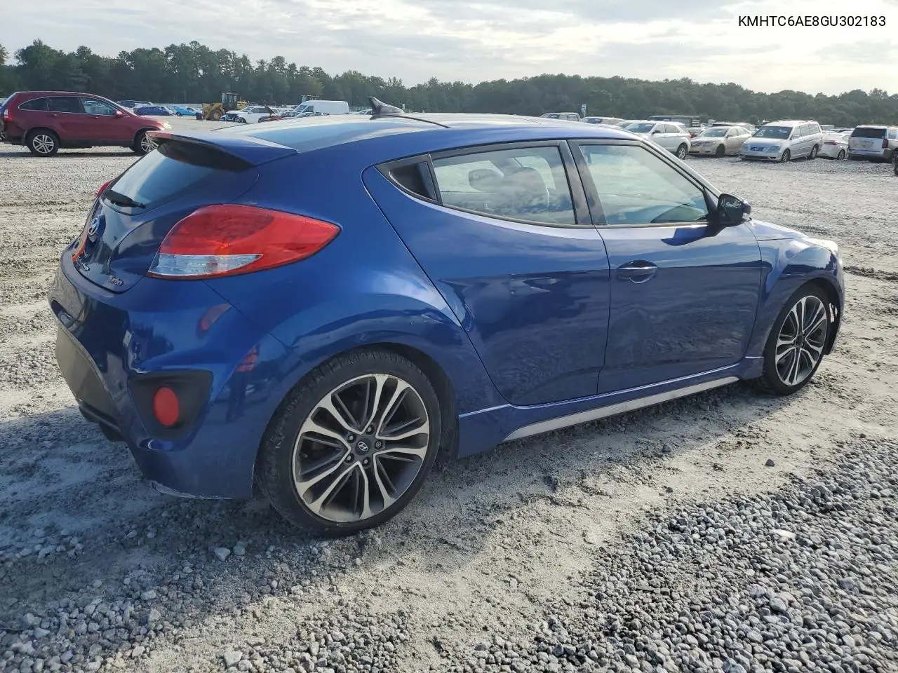 2016 Hyundai Veloster Turbo VIN: KMHTC6AE8GU302183 Lot: 65916285
