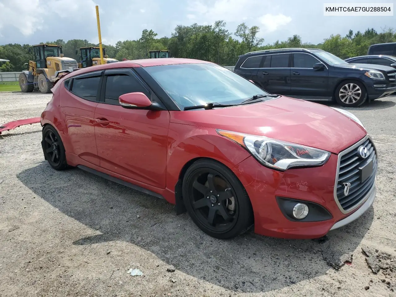 2016 Hyundai Veloster Turbo VIN: KMHTC6AE7GU288504 Lot: 65952415