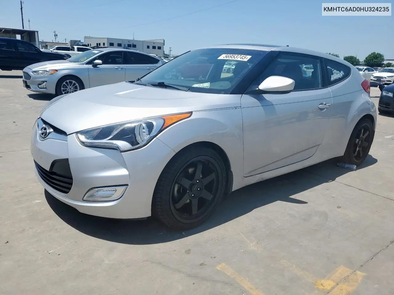 2017 Hyundai Veloster VIN: KMHTC6AD0HU324235 Lot: 56953745