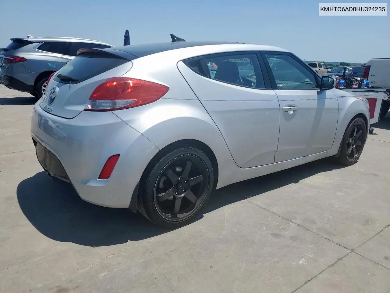 2017 Hyundai Veloster VIN: KMHTC6AD0HU324235 Lot: 56953745