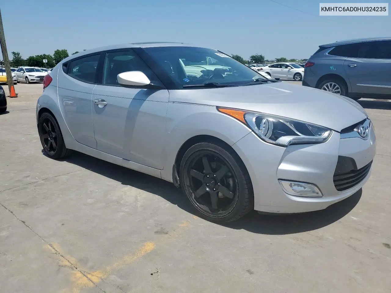 2017 Hyundai Veloster VIN: KMHTC6AD0HU324235 Lot: 56953745