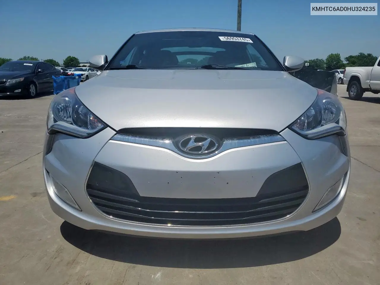 2017 Hyundai Veloster VIN: KMHTC6AD0HU324235 Lot: 56953745