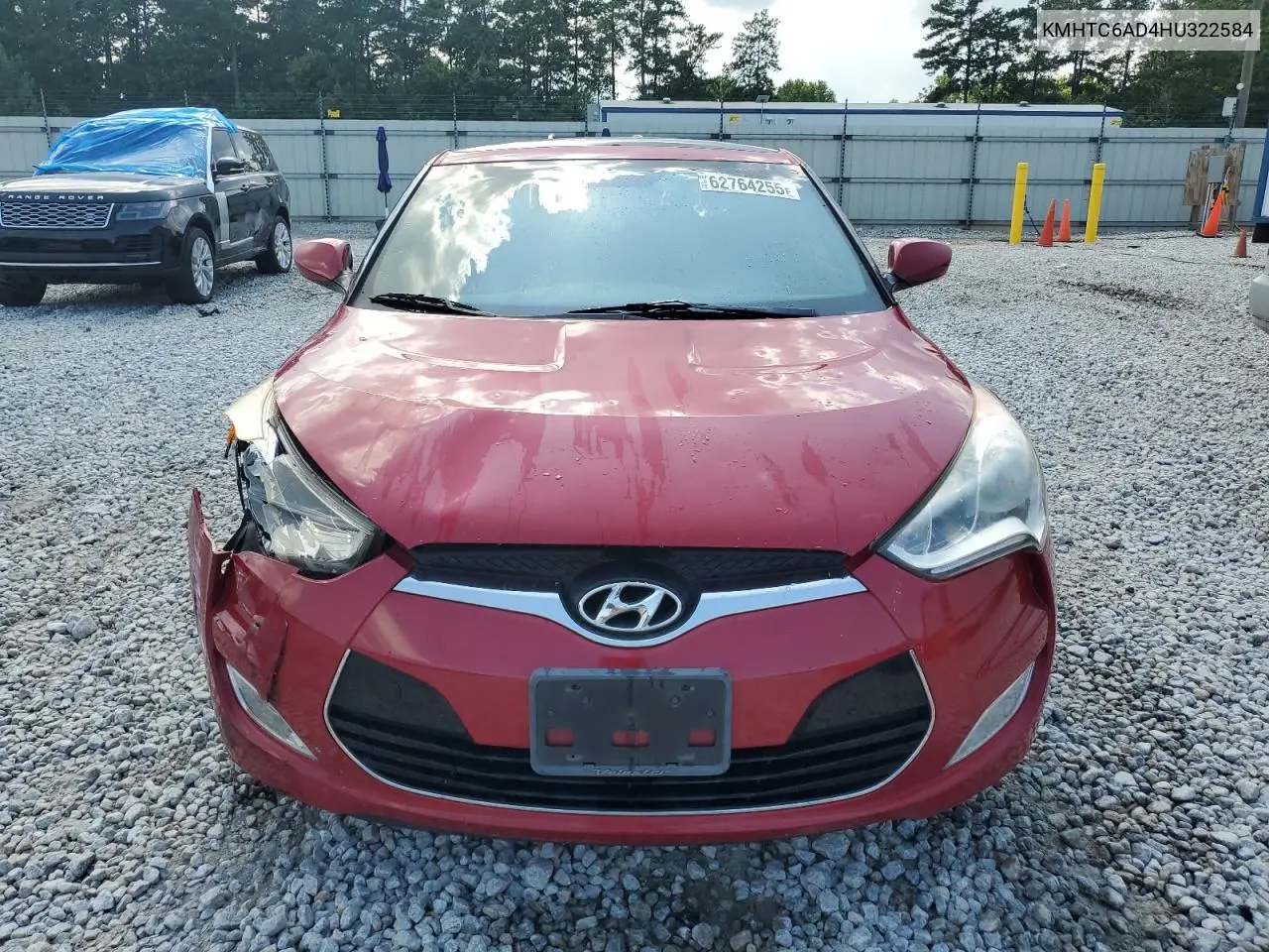2017 Hyundai Veloster VIN: KMHTC6AD4HU322584 Lot: 62764255