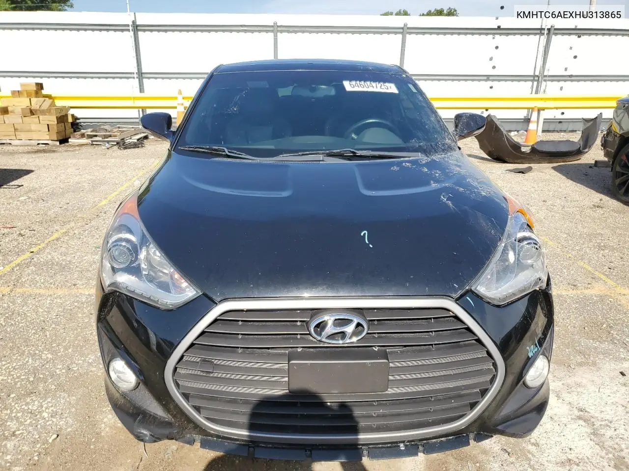 2017 Hyundai Veloster Turbo VIN: KMHTC6AEXHU313865 Lot: 64604725