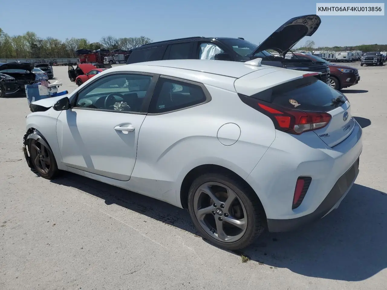 2019 Hyundai Veloster Base VIN: KMHTG6AF4KU013856 Lot: 52213345
