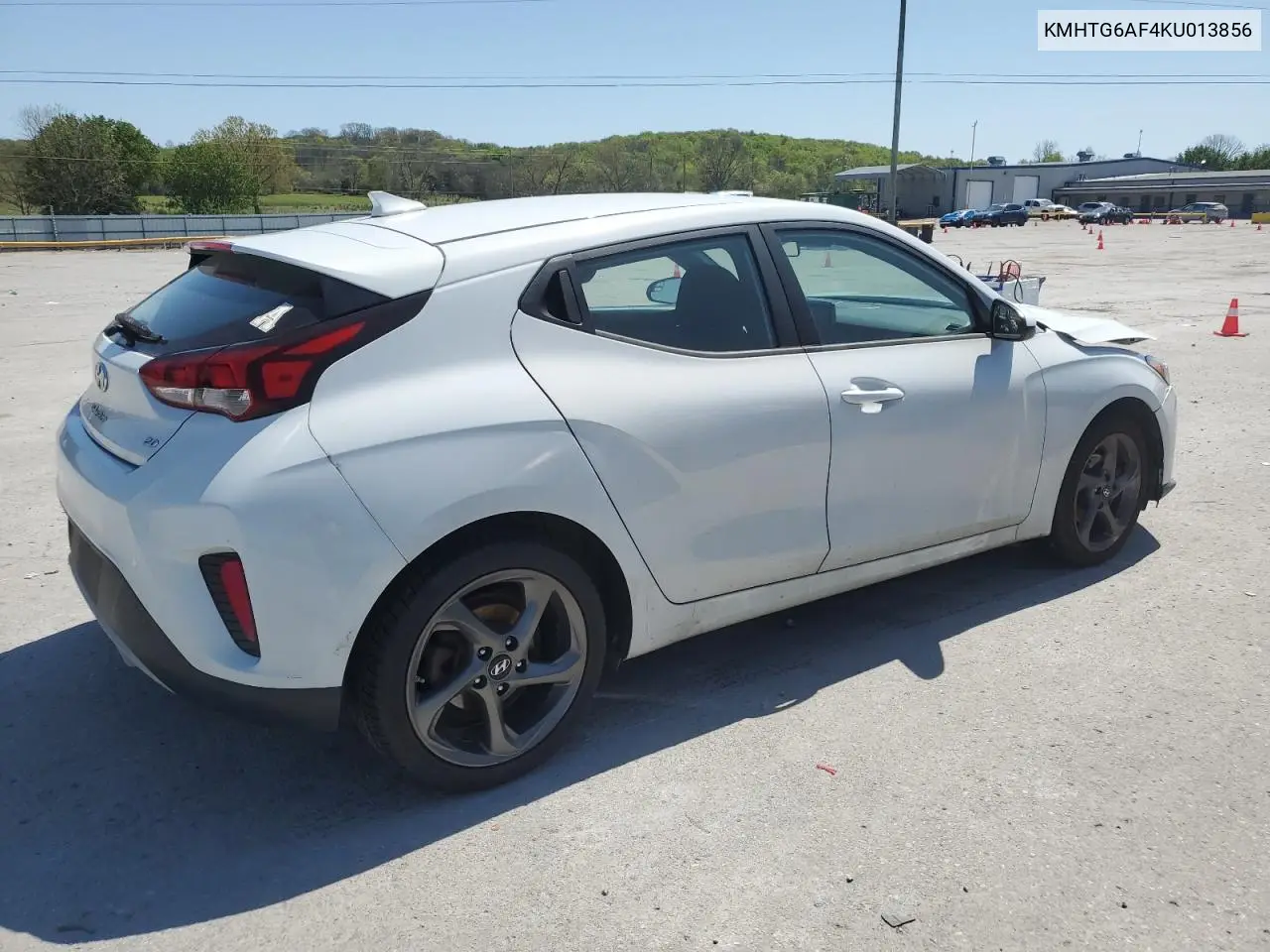 2019 Hyundai Veloster Base VIN: KMHTG6AF4KU013856 Lot: 52213345