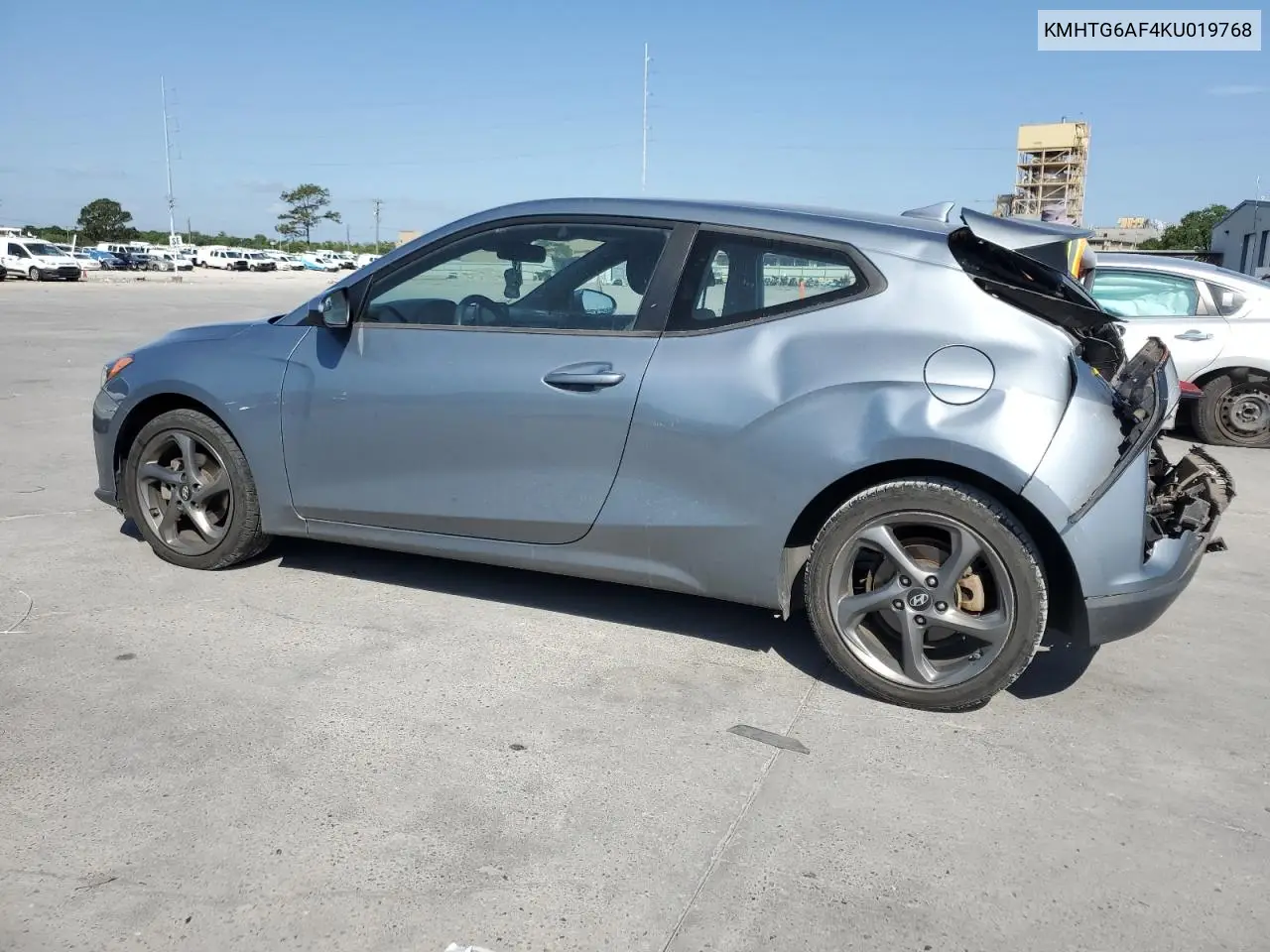 2019 Hyundai Veloster Base VIN: KMHTG6AF4KU019768 Lot: 53526665