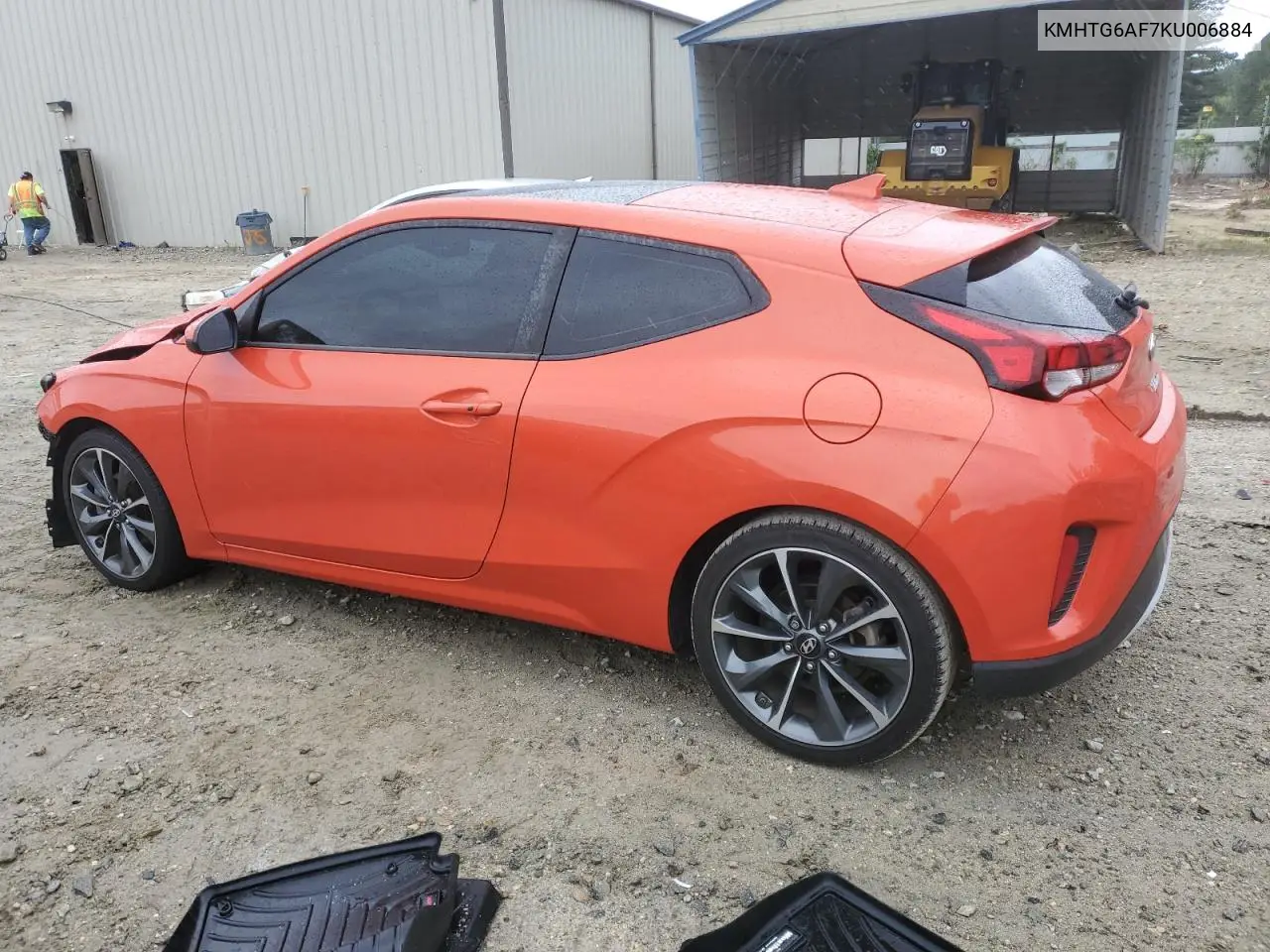 2019 Hyundai Veloster Base VIN: KMHTG6AF7KU006884 Lot: 56897235