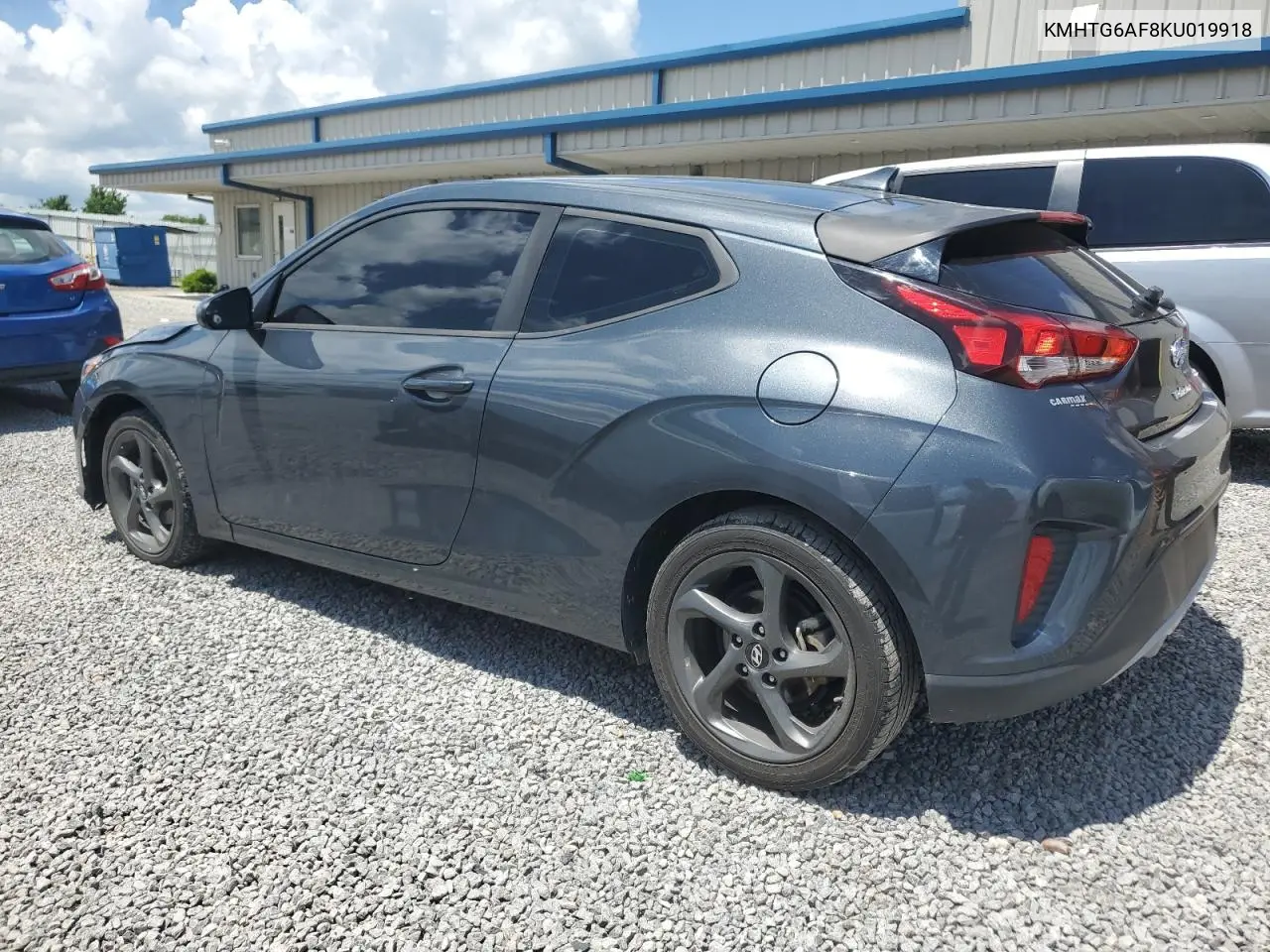 2019 Hyundai Veloster Base VIN: KMHTG6AF8KU019918 Lot: 56999235