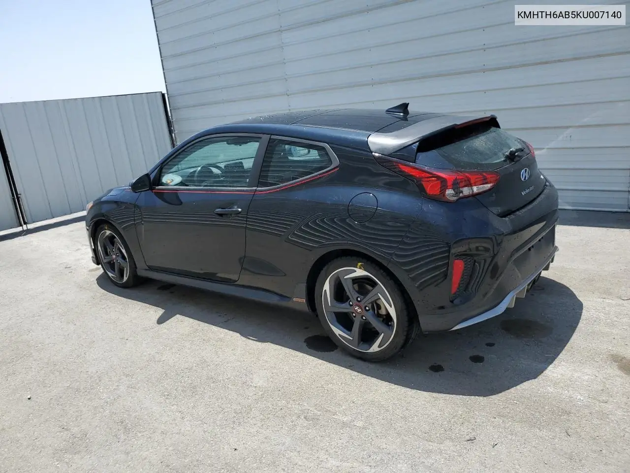 2019 Hyundai Veloster Turbo VIN: KMHTH6AB5KU007140 Lot: 60448645