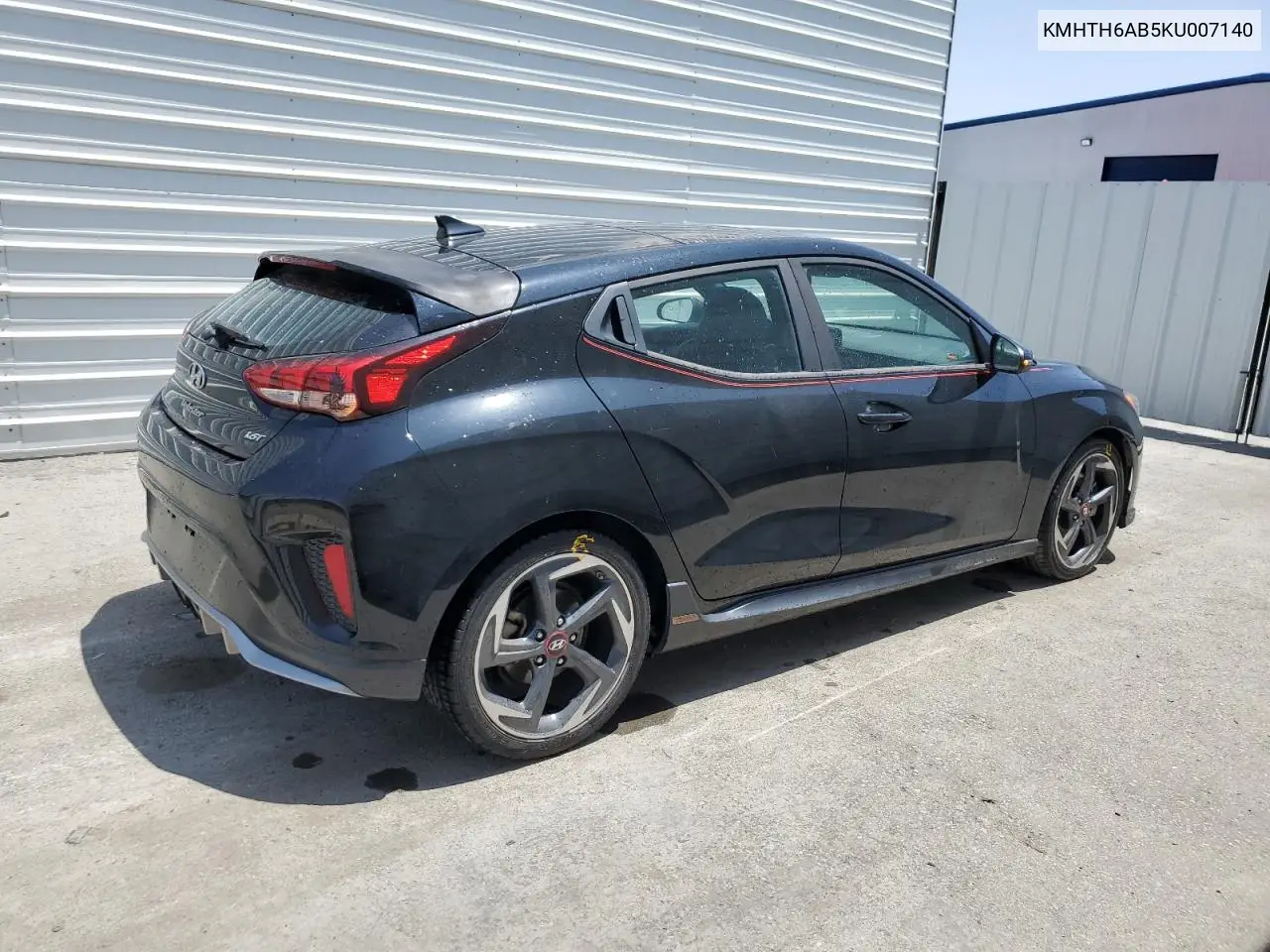 2019 Hyundai Veloster Turbo VIN: KMHTH6AB5KU007140 Lot: 60448645