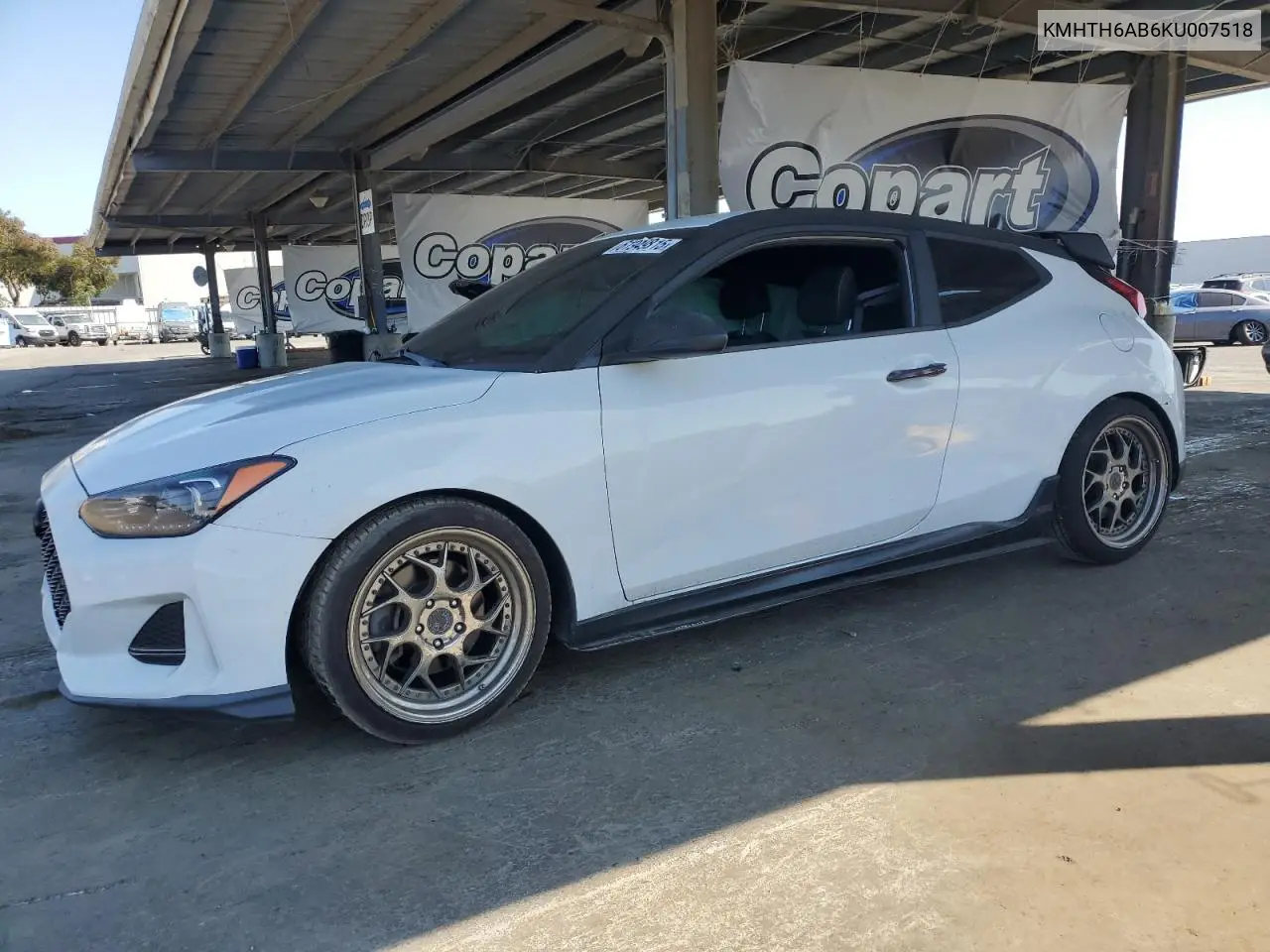 2019 Hyundai Veloster Turbo VIN: KMHTH6AB6KU007518 Lot: 61949815