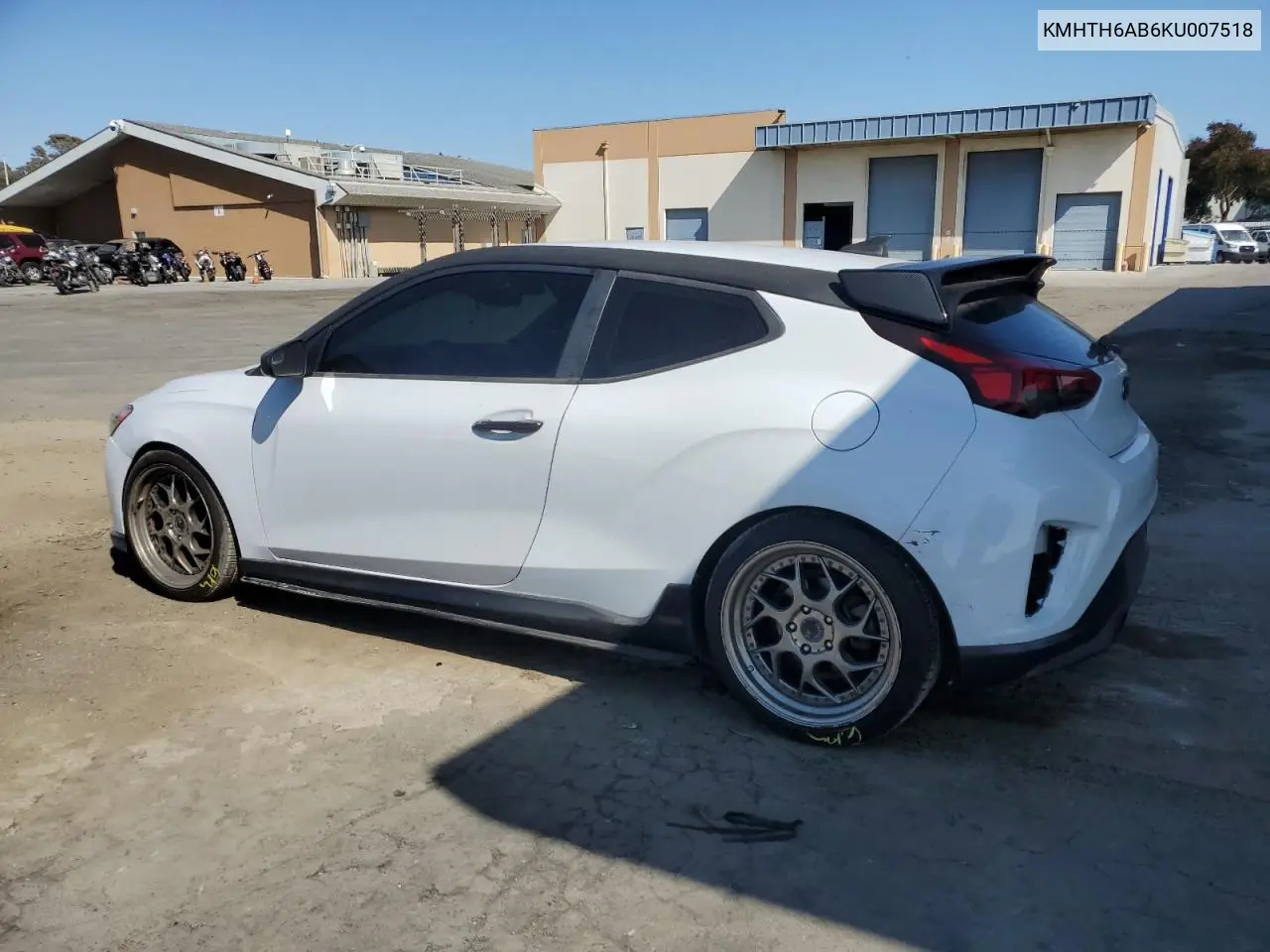 2019 Hyundai Veloster Turbo VIN: KMHTH6AB6KU007518 Lot: 61949815