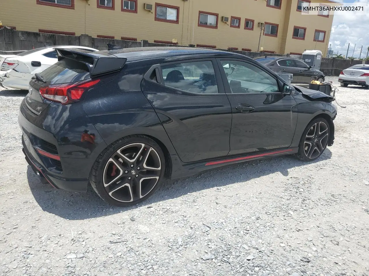 2019 Hyundai Veloster N VIN: KMHT36AHXKU002471 Lot: 62211655