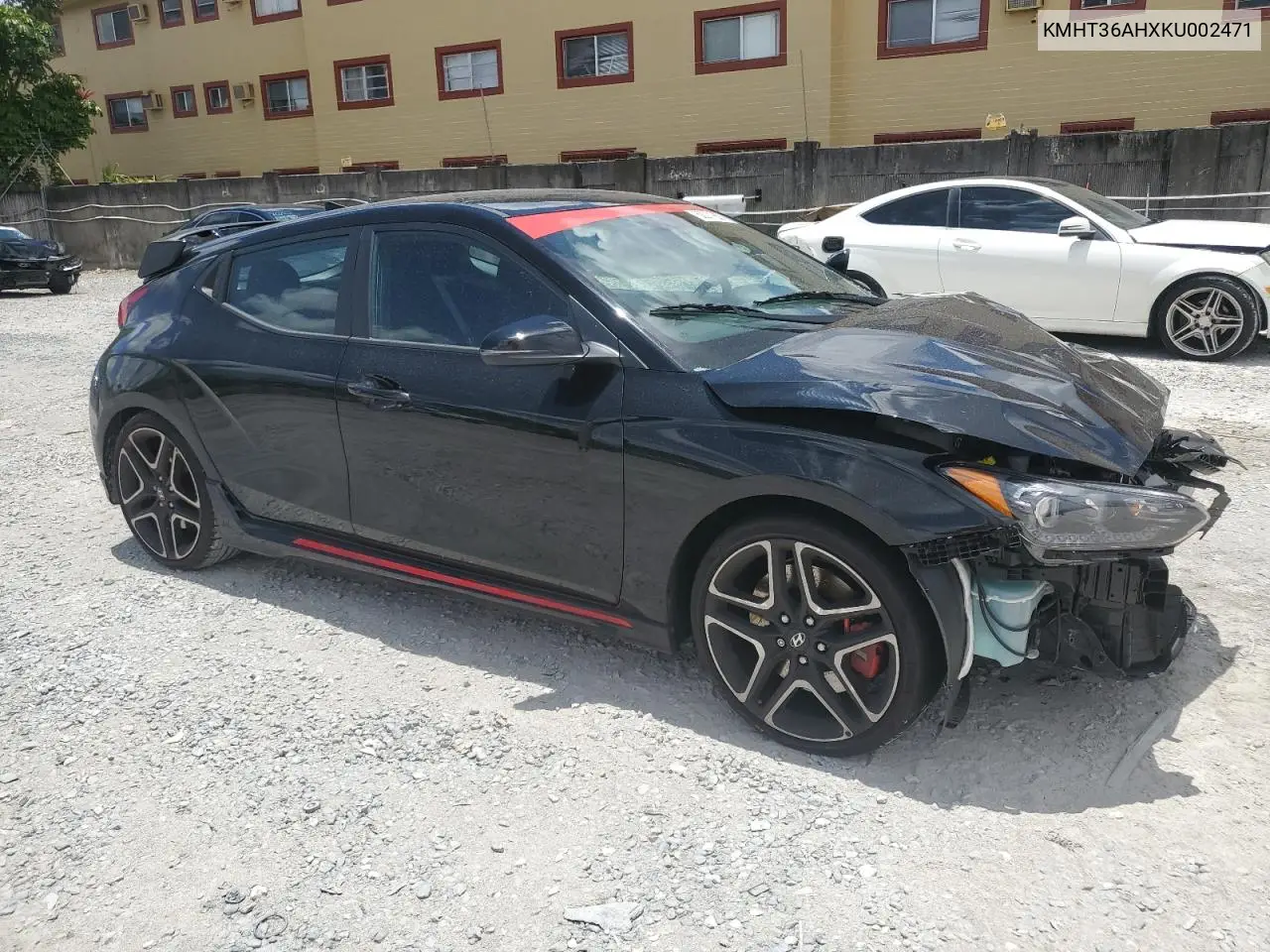 2019 Hyundai Veloster N VIN: KMHT36AHXKU002471 Lot: 62211655