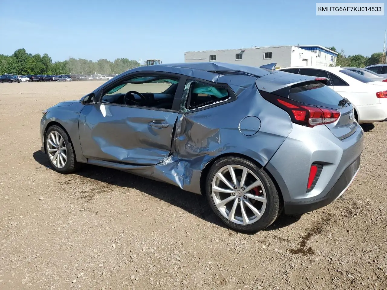 2019 Hyundai Veloster Base VIN: KMHTG6AF7KU014533 Lot: 62276825