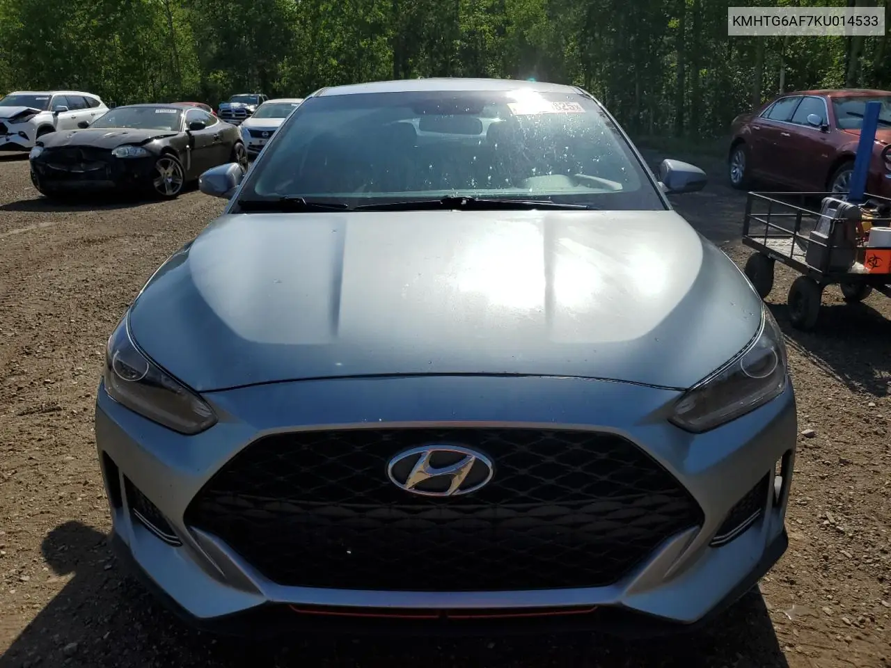 2019 Hyundai Veloster Base VIN: KMHTG6AF7KU014533 Lot: 62276825