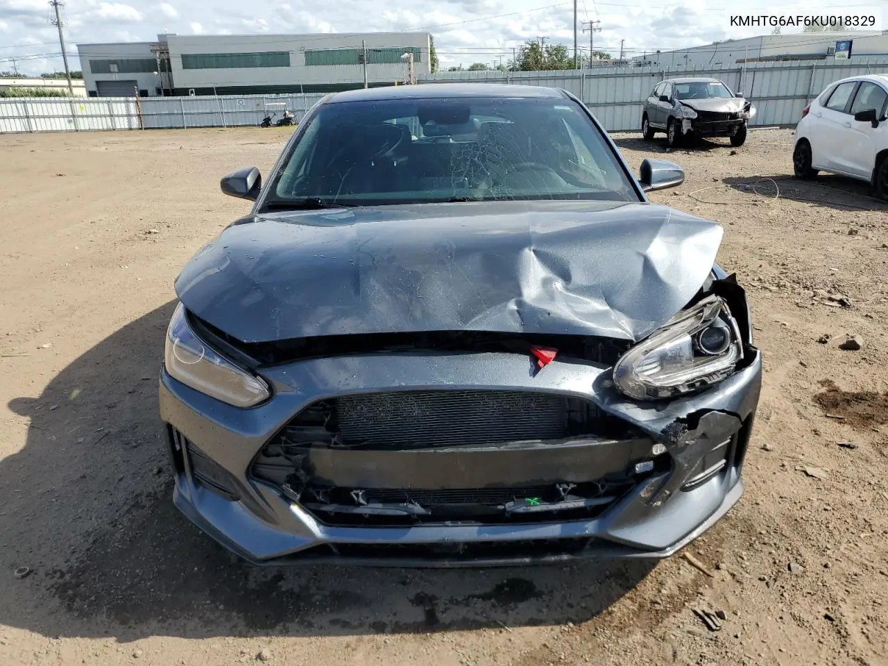 2019 Hyundai Veloster Base VIN: KMHTG6AF6KU018329 Lot: 62303655