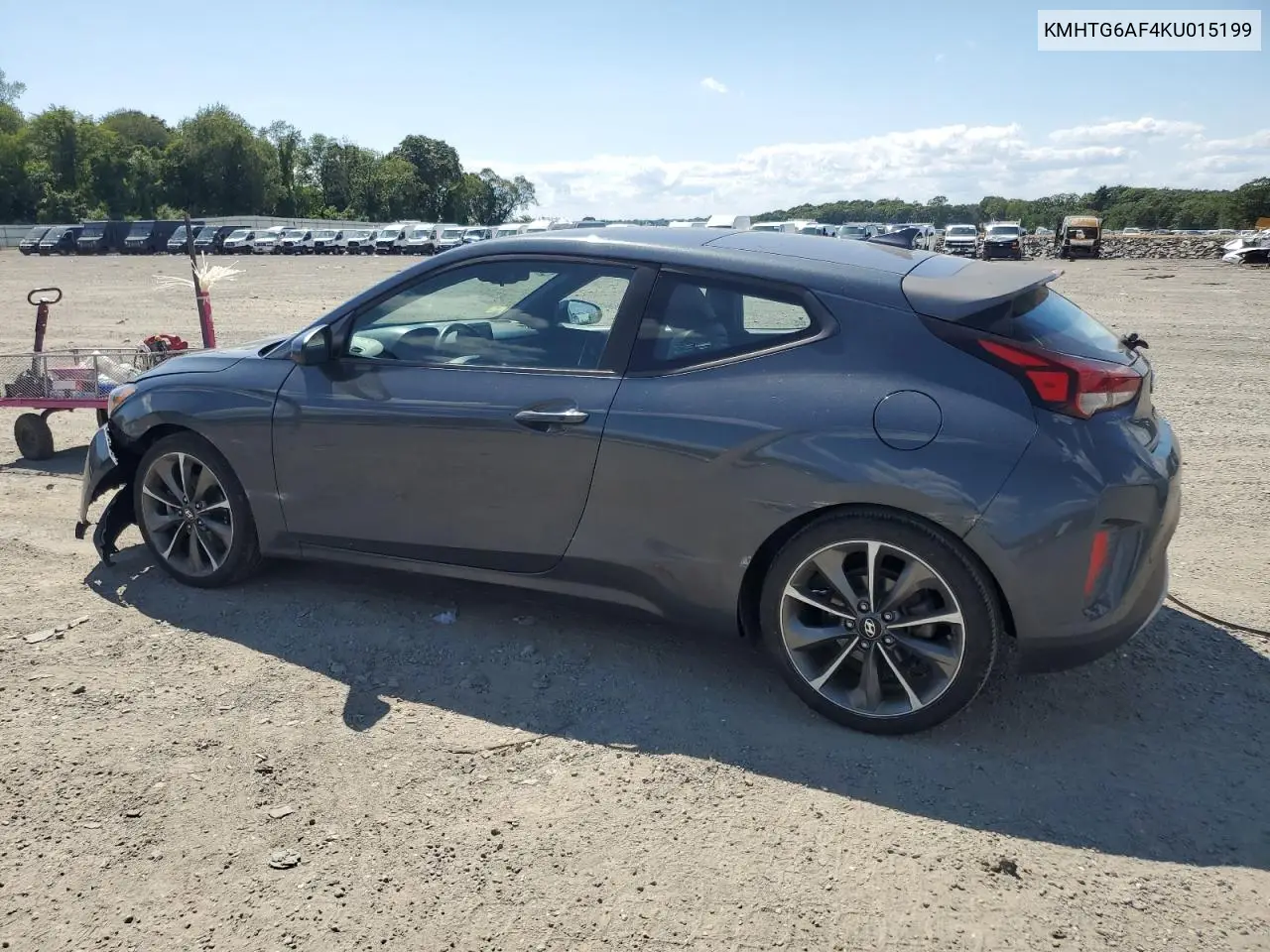 2019 Hyundai Veloster Base VIN: KMHTG6AF4KU015199 Lot: 66259195