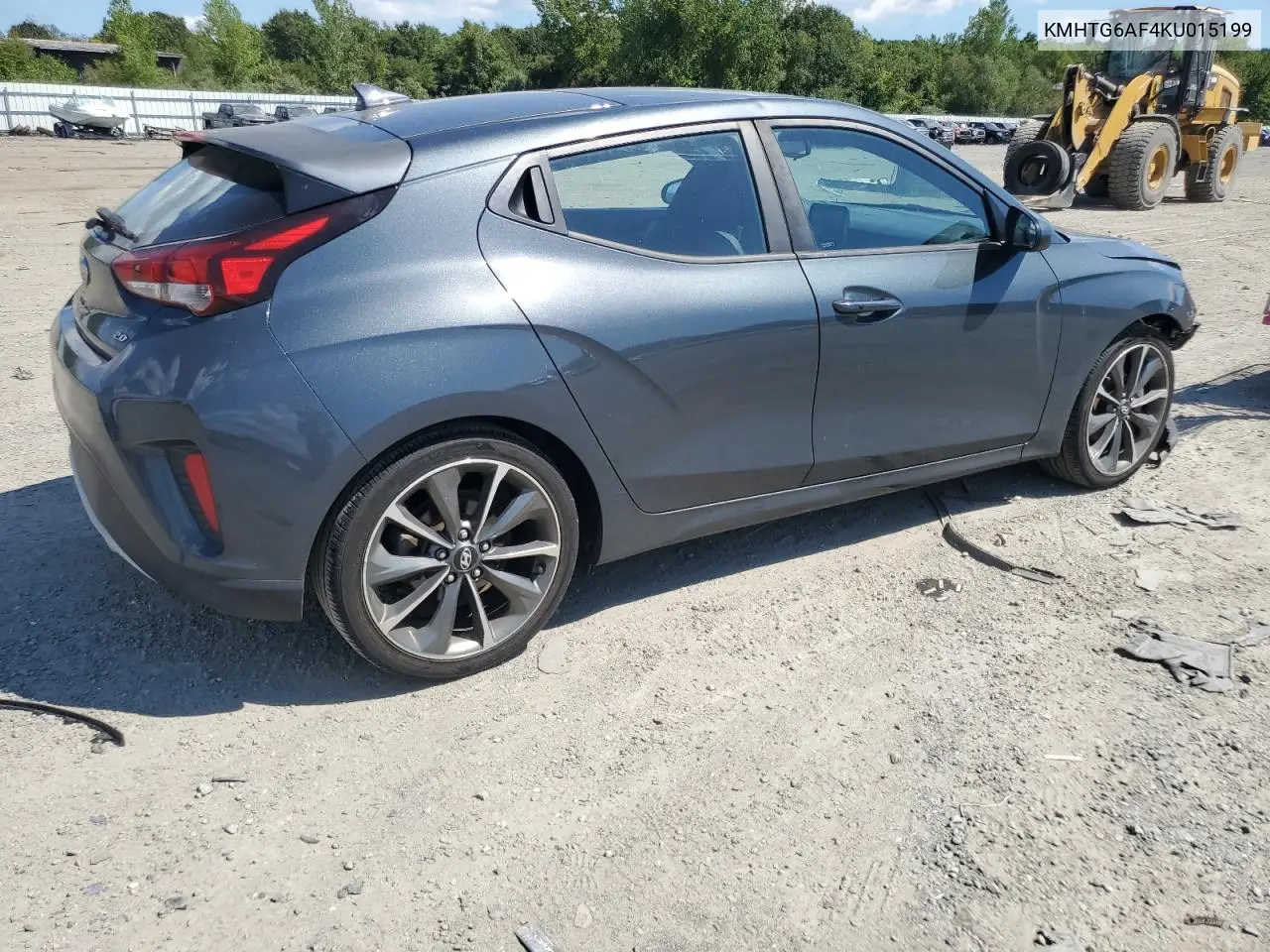 2019 Hyundai Veloster Base VIN: KMHTG6AF4KU015199 Lot: 66259195
