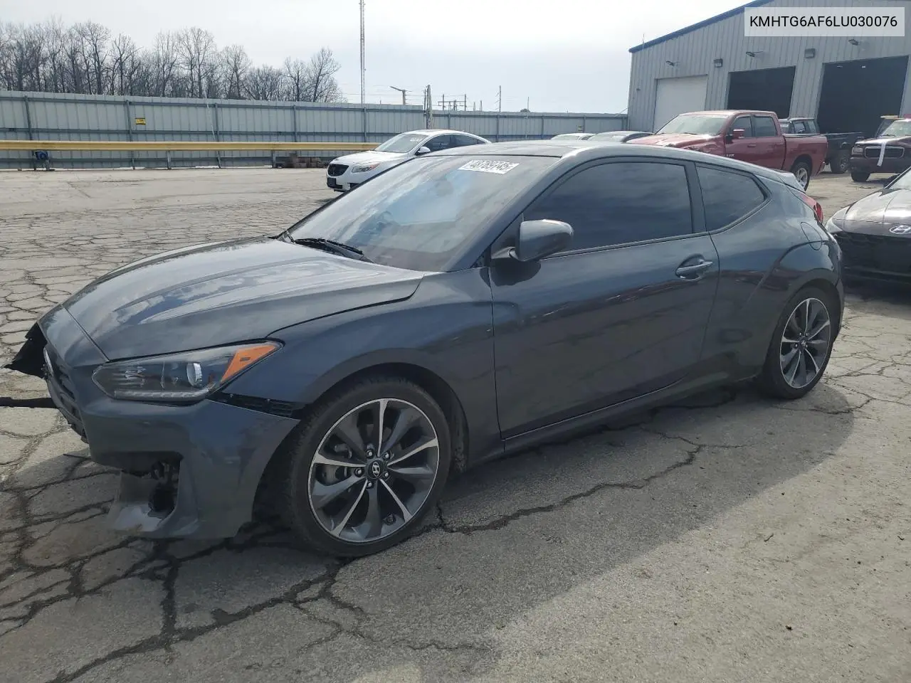 2020 Hyundai Veloster Base VIN: KMHTG6AF6LU030076 Lot: 48789745