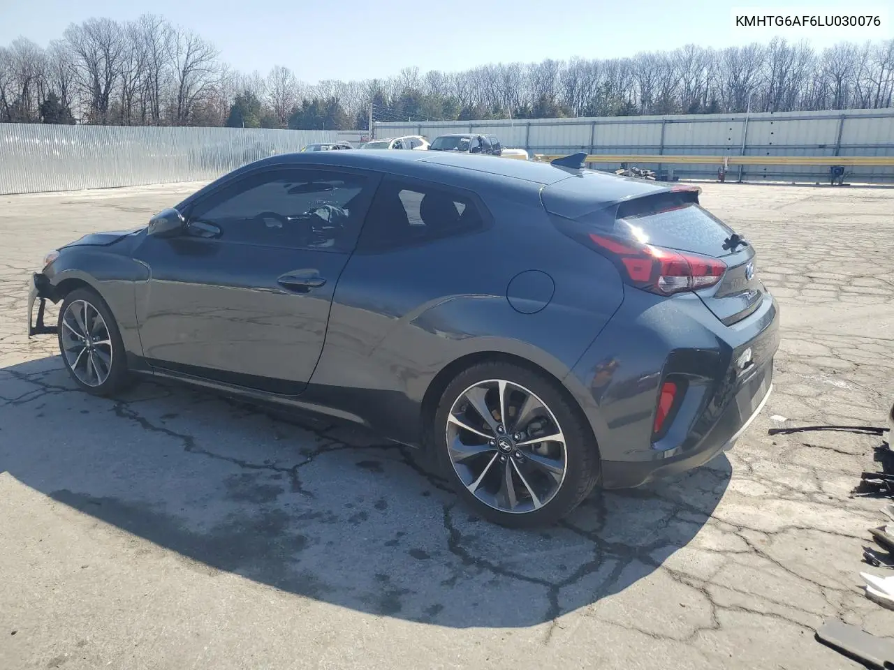 2020 Hyundai Veloster Base VIN: KMHTG6AF6LU030076 Lot: 48789745