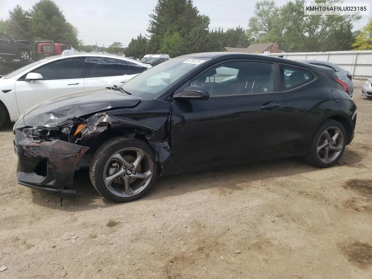 2020 Hyundai Veloster Base VIN: KMHTG6AF9LU023185 Lot: 56759725