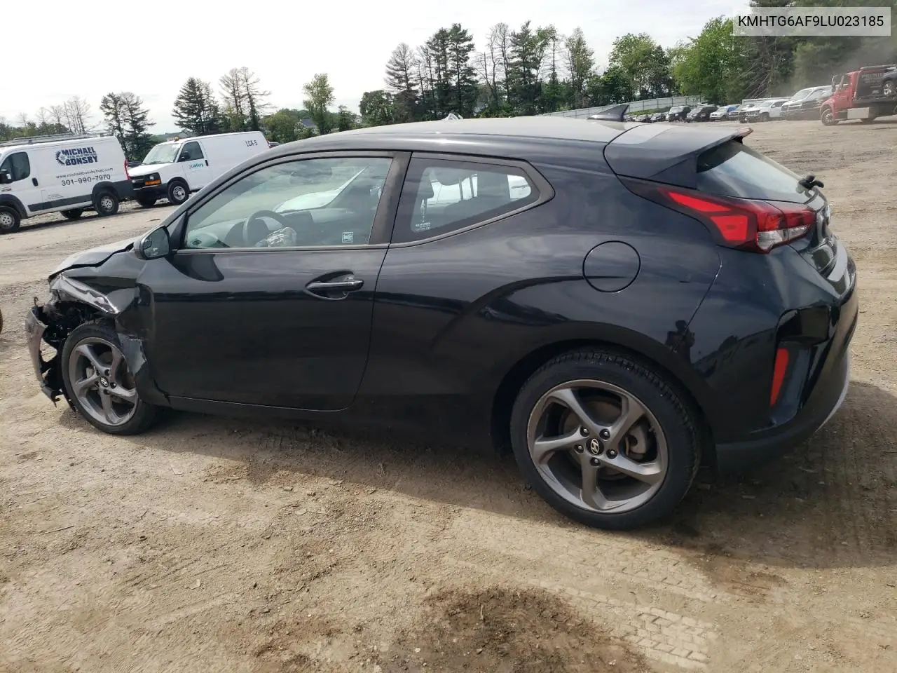 2020 Hyundai Veloster Base VIN: KMHTG6AF9LU023185 Lot: 56759725