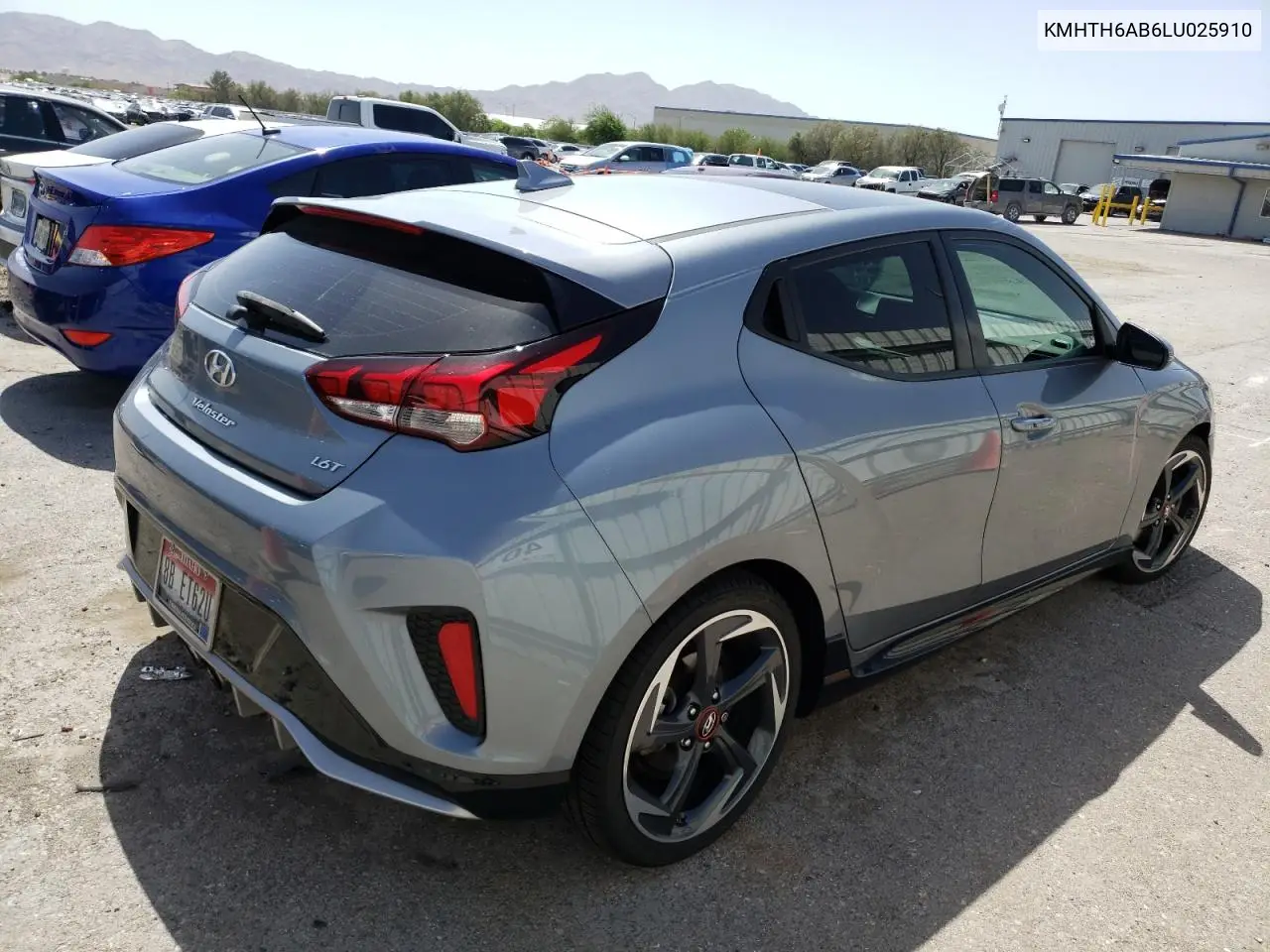 2020 Hyundai Veloster Turbo VIN: KMHTH6AB6LU025910 Lot: 57099285