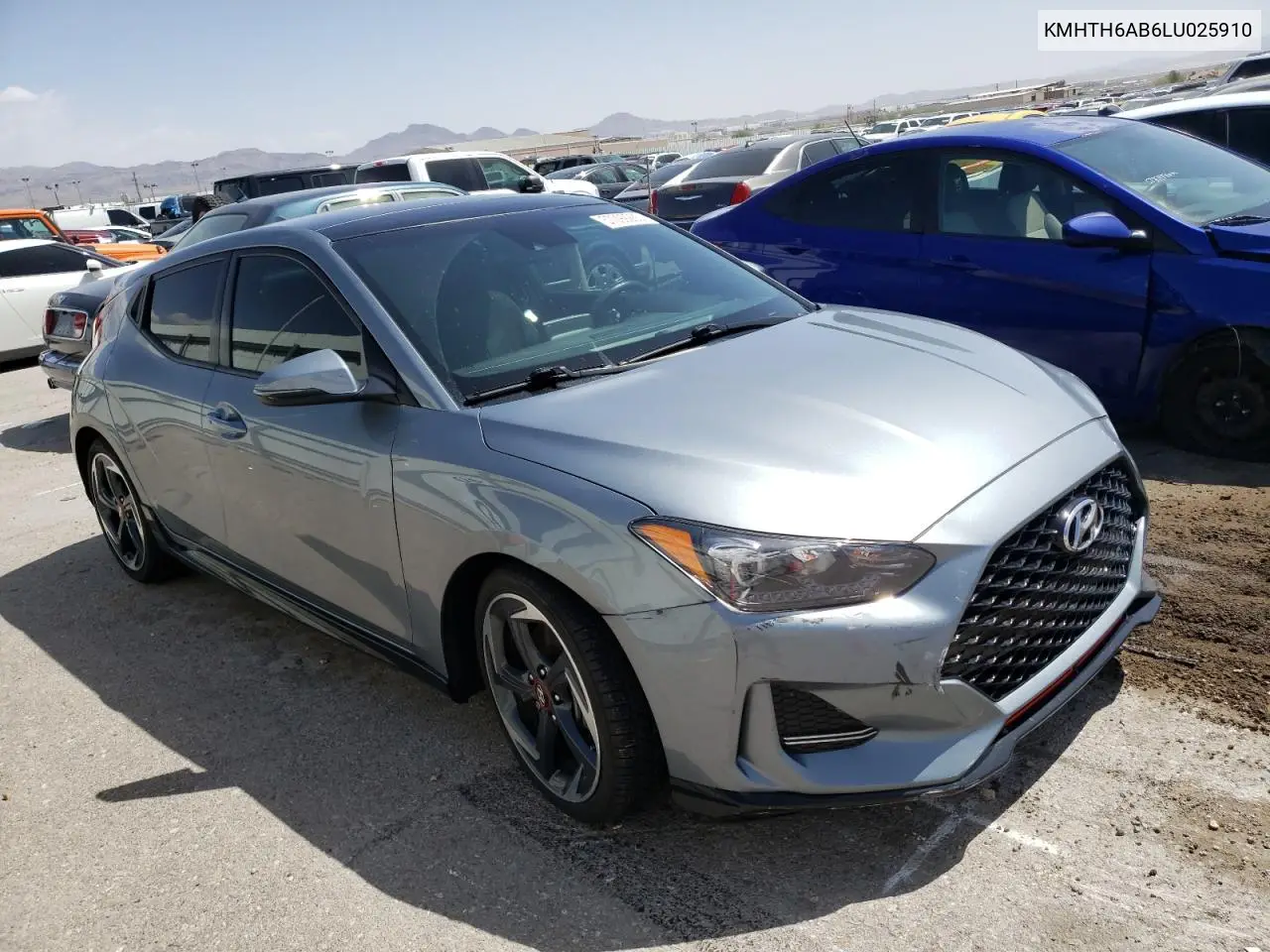 2020 Hyundai Veloster Turbo VIN: KMHTH6AB6LU025910 Lot: 57099285